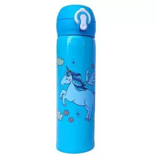 Flockidos 501 ml Blue Steel Water Bottle, FG310