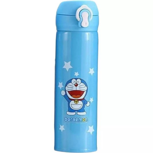 Flockidos 430 ml Blue Steel Water Bottle, FG1305 (Pack of 2)