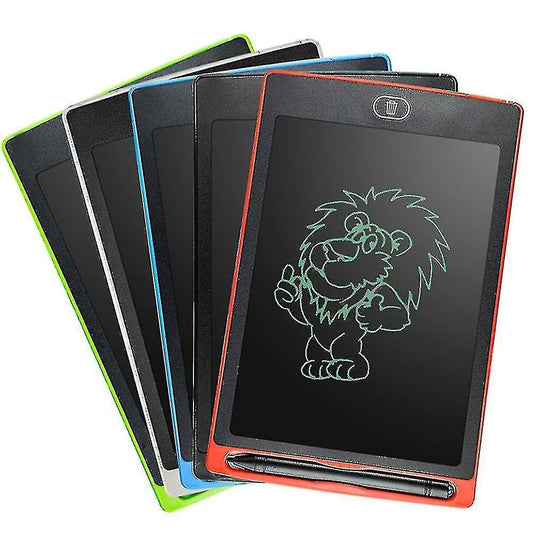 S&A, 8.5 L.C.D Writing Tablet for Kids, with Pen, Digital Note PED for Kids Playing and Studying, Educational Purpose Board, Drawing Board, Writing PAD with Free 1 Magnetic Power KIT Set for Playing.