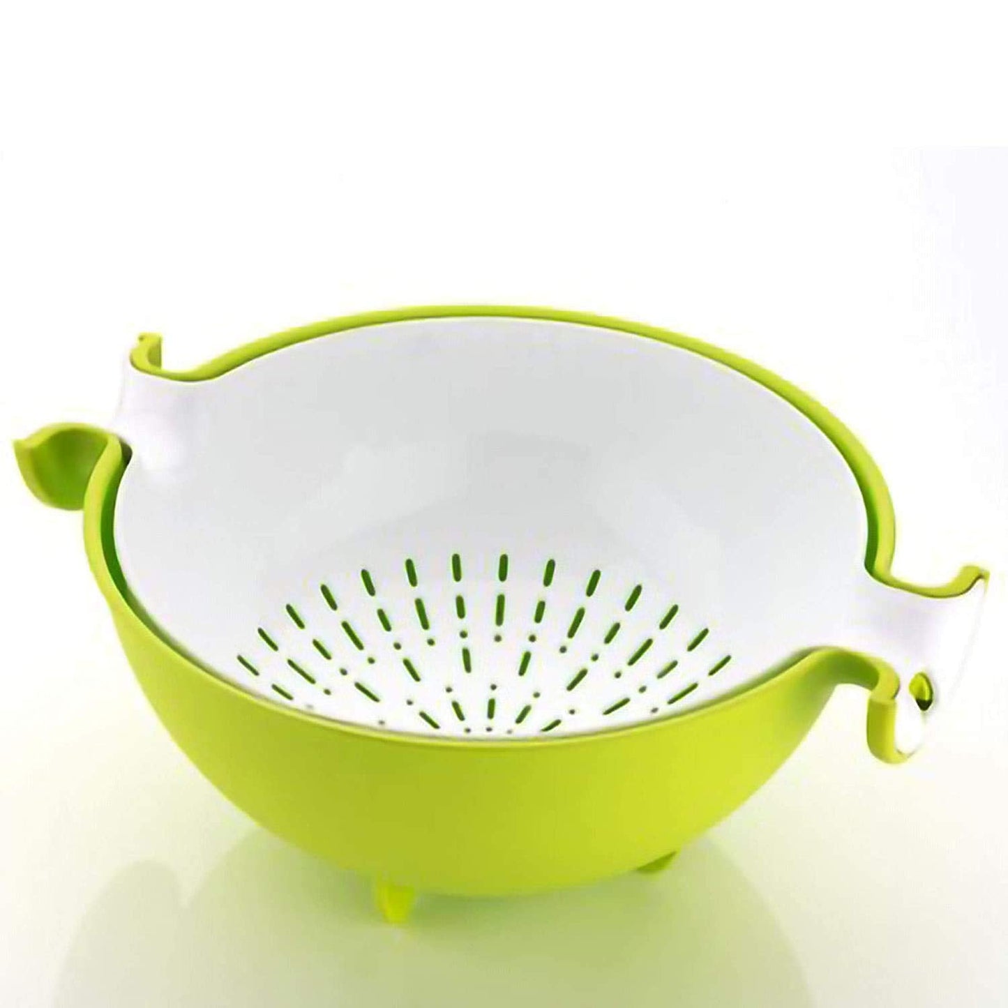 Multifunctional Washing Vegetables and Fruit Draining Strainer Detachable Double Layer Drain Baskets Bowl